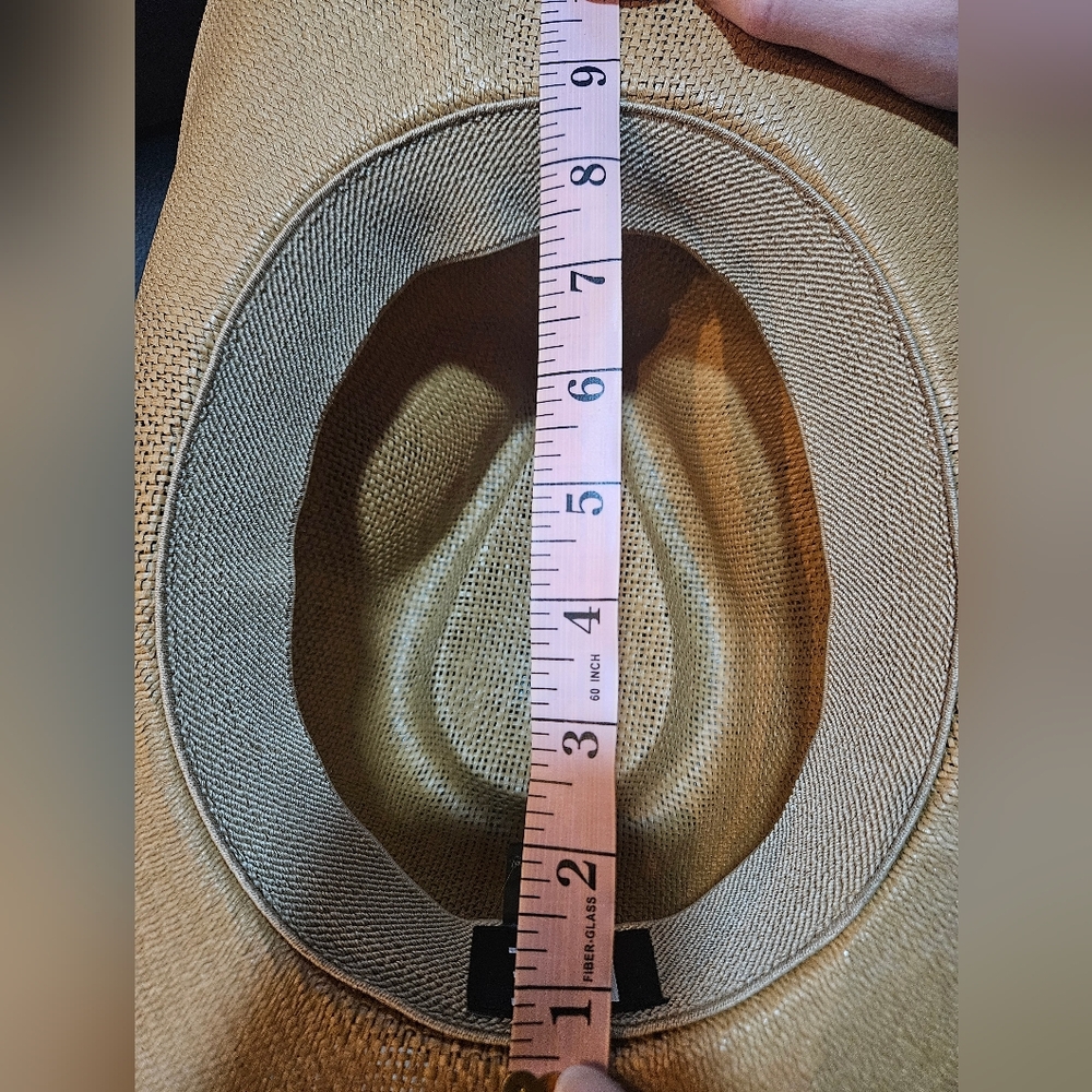 FRYE Straw Cowboy Hat NWT - Picture 8 of 8